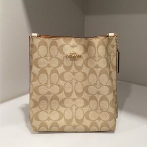Coach Tan Signature Crossbody Bag